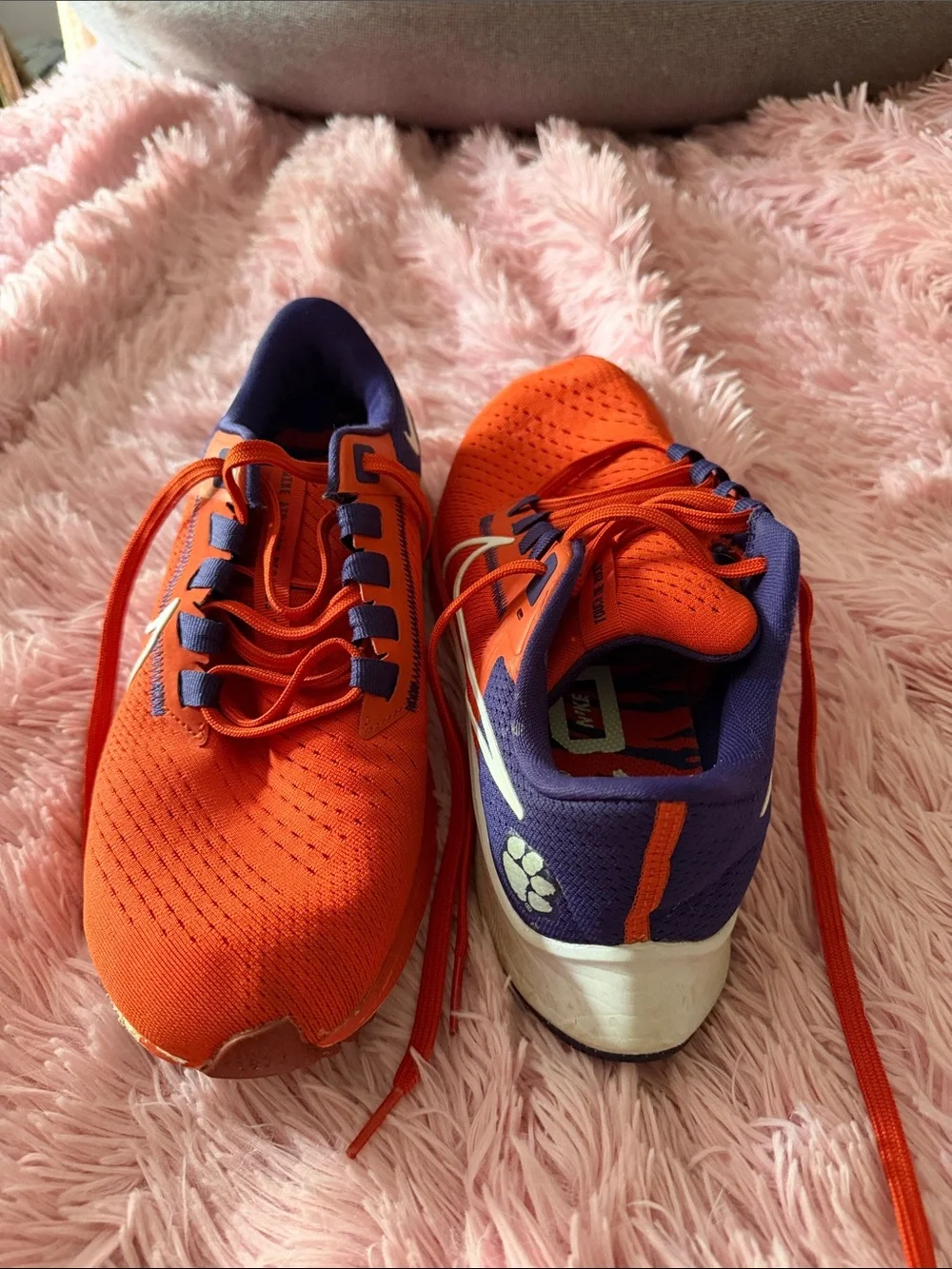 Clemson Women’s Orange and Purple Nike Pegasus